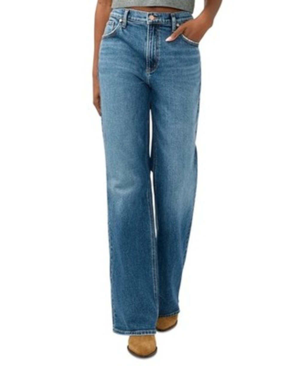 Silver Jeans Co. Baggy Mid Rise Bootcut Jeans Women's W30/L33 Acoustic Denim